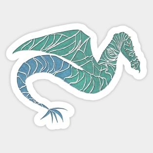 Mystical Flying Sea Dragon Sticker